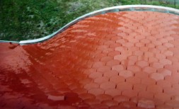 cserepfedés íves tetőszerkezetre 1