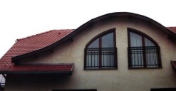 cserepfedés íves tetőszerkezetre 2