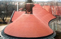 cserepfedés íves tetőszerkezetre 2